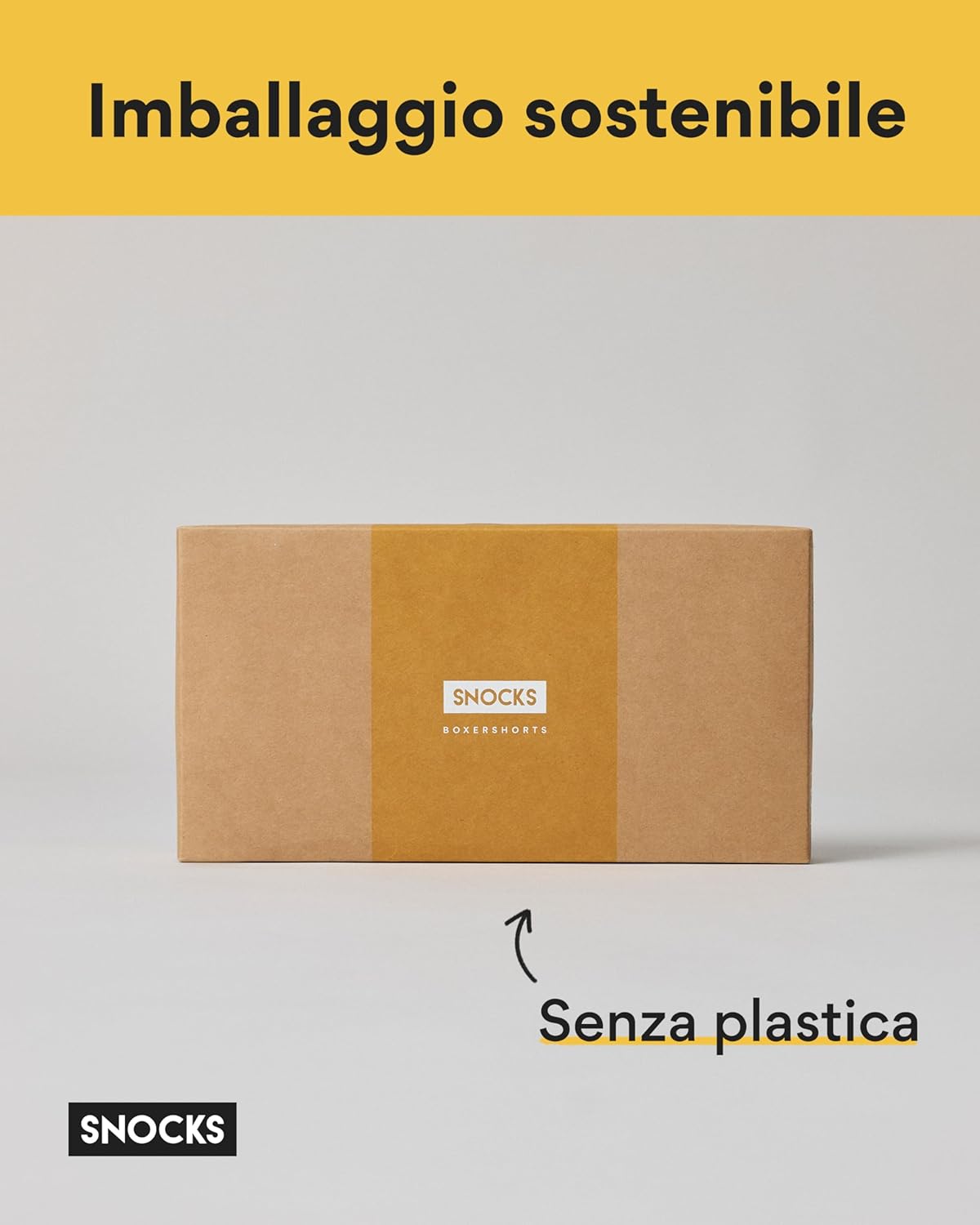 Thumbnail 4 de Snocks Pacco 6 Boxer Uomo Cotone Biologico Elasticizzato – Comfort quotidiano senza etichette irritanti
