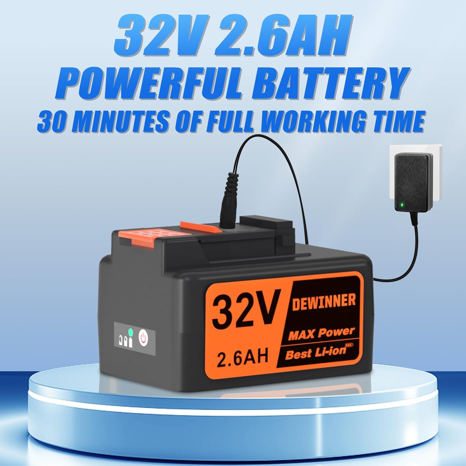Detalle de DEWINNER idropulitrice a batteria 700 PSI con ugello 5-in-1, portatile senza fili
