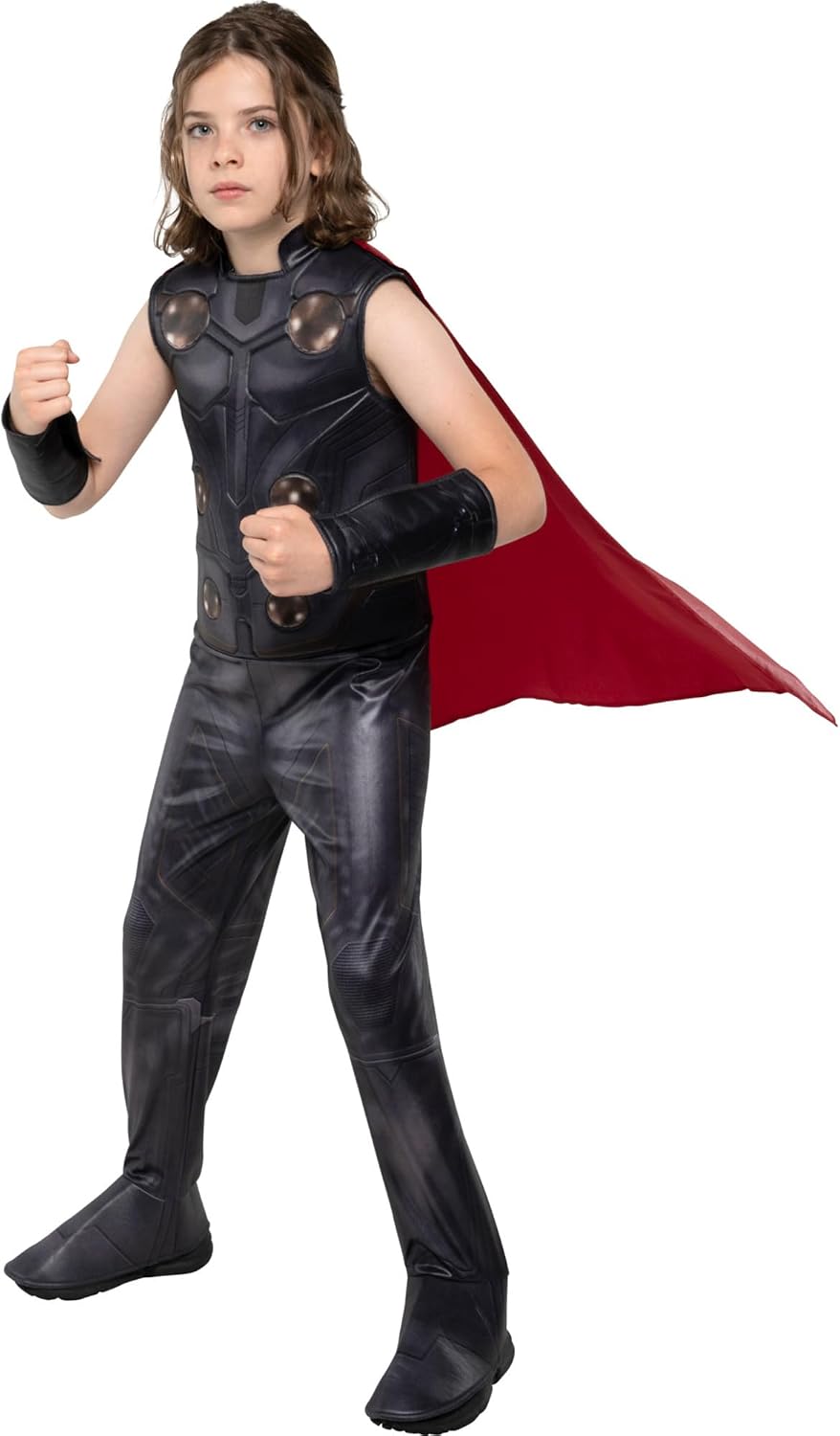Detalle de MARVEL Thor Youth Halloween Costume with Padded Jumpsuit and Detachable Cape