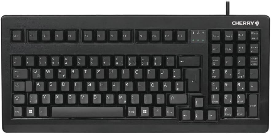 Detalle de CHERRY G80-1800LPCDE-2 – klawiatura mechaniczna QWERTZ, Cherry MX, czarna