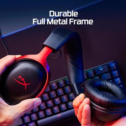 Thumbnail 6 de HyperX Cloud III — Casque Gaming Filaires (PC, PS5, Xbox Series X|S) avec micro à suppression de bruit et USB-C/USB-A