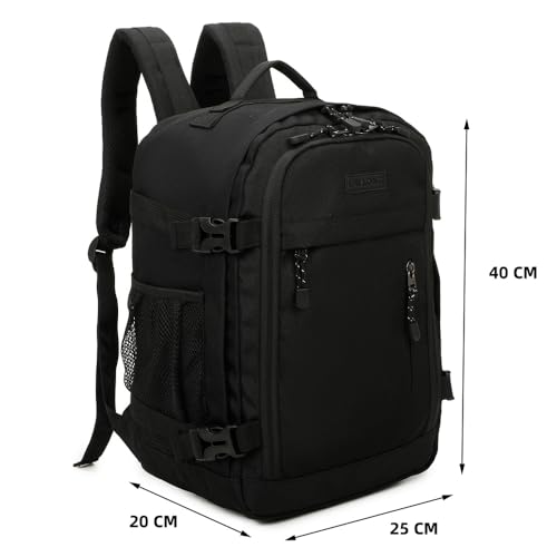 Detalle de RAYKONG Mochila Cabina Ryanair 40x20x25cm (20L) - Impermeable, 570 g, 1000D