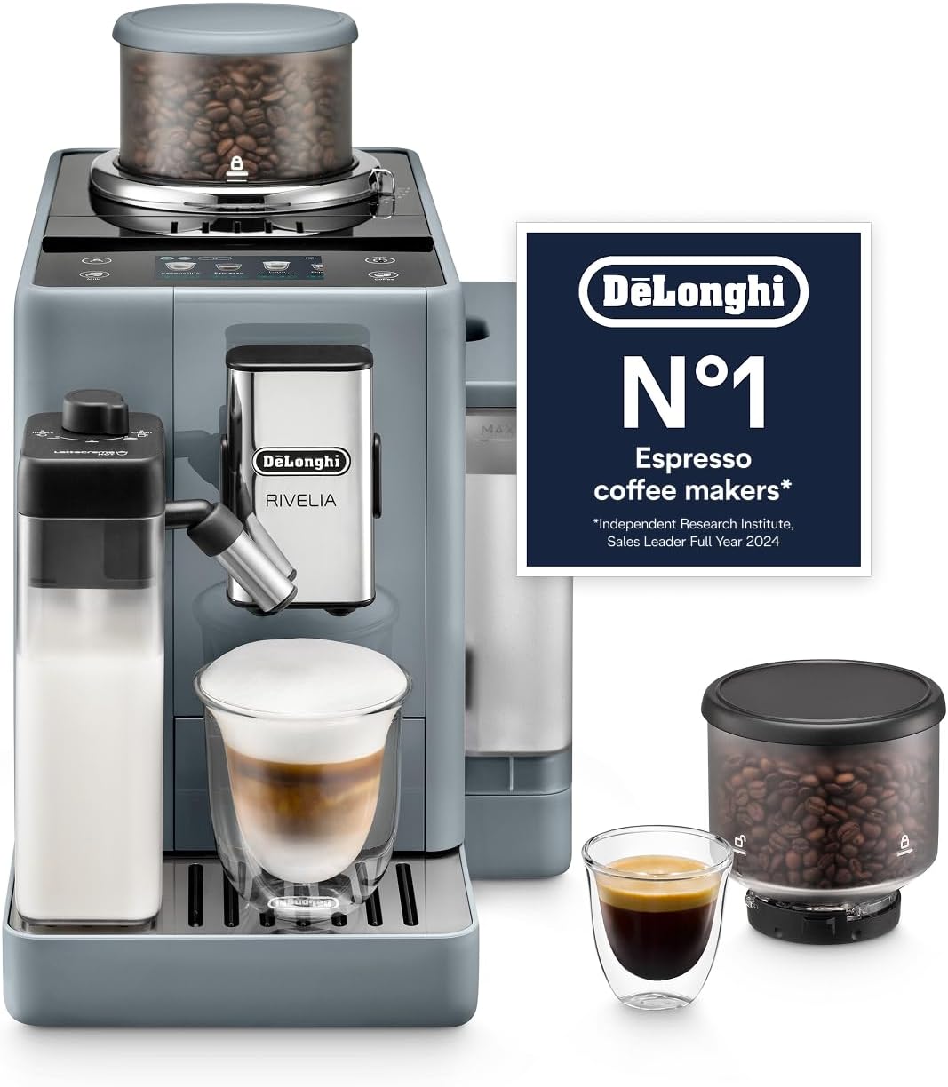 Detalle de Delonghi Rivelia EXAM440.55.G: Fully Automatic Bean-to-Cup with LatteCrema Hot