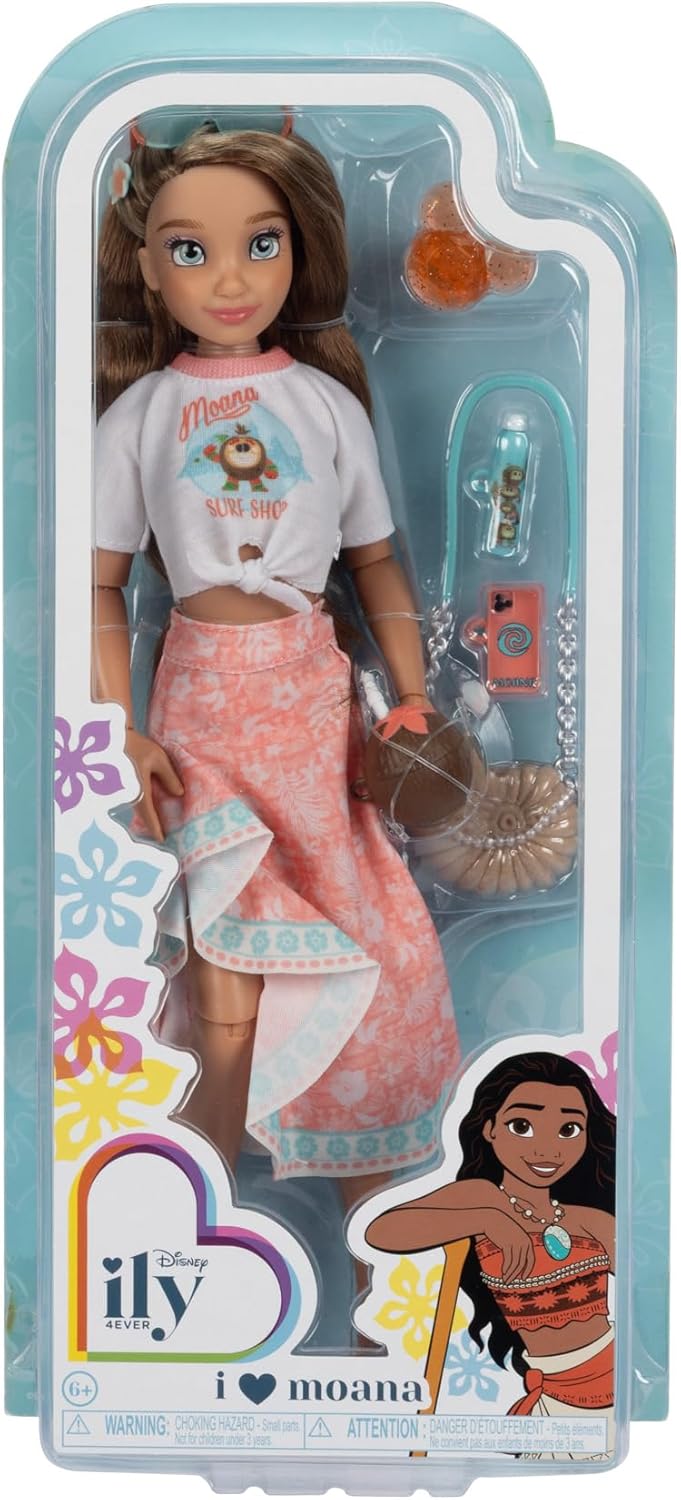 Thumbnail 4 de Disney ILY Vaiana - Poupée Fashion 29 cm (JAKKS Pacific) avec Accessoires – Licence Officielle Disney