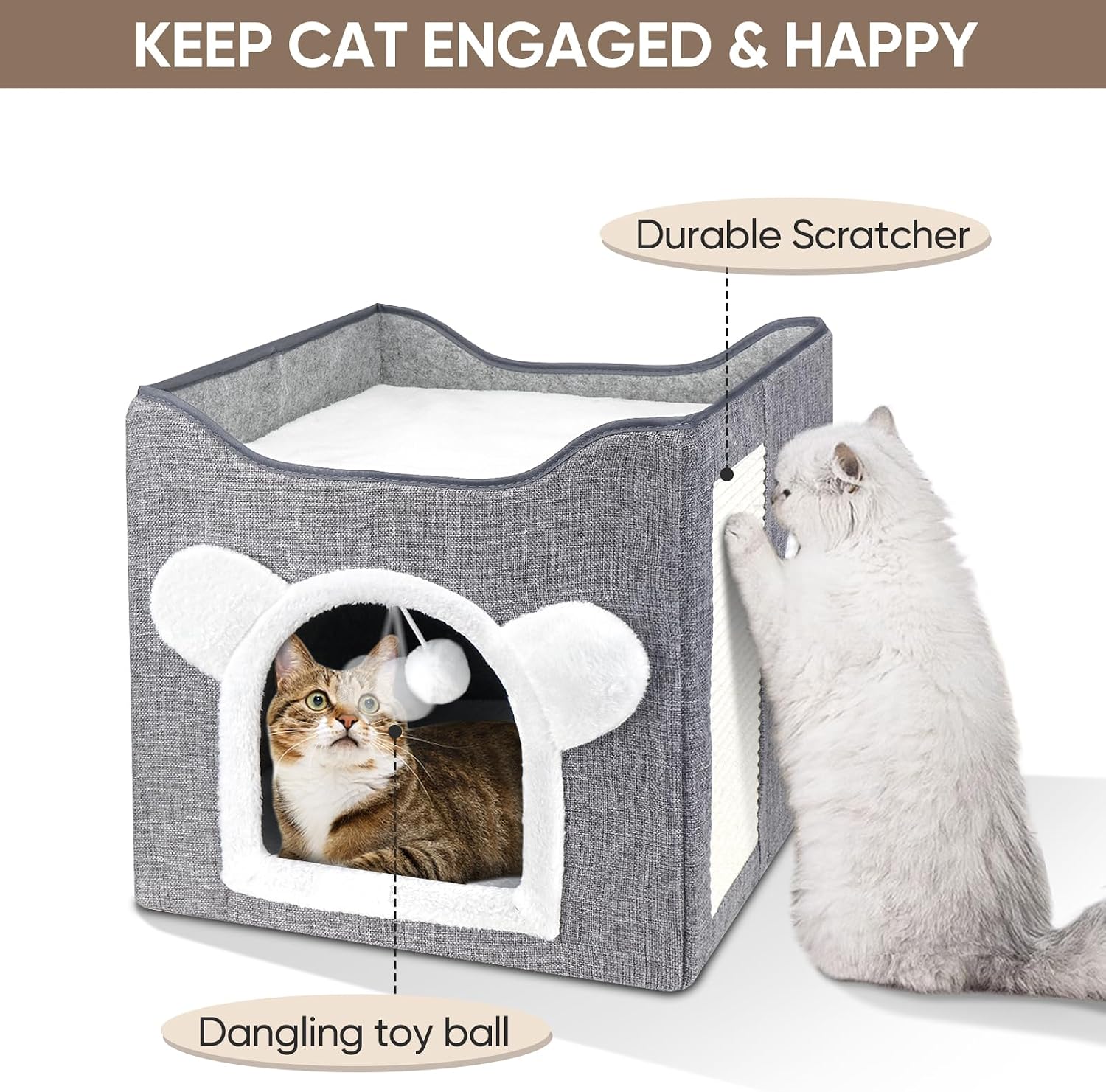 Thumbnail 2 de Furjoy Katzenbett faltbar 15.8in