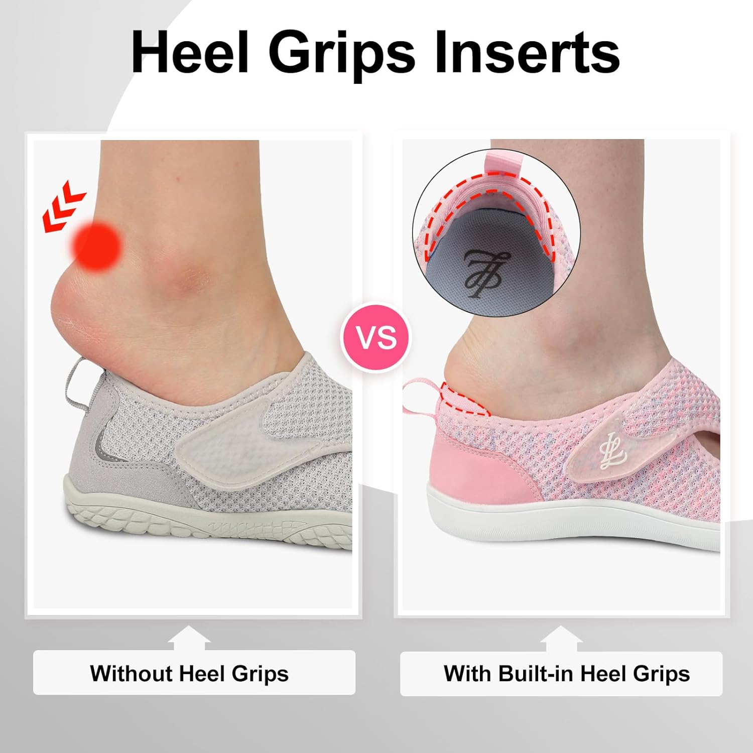 Detalle 2 de JOINFREE Women’s Wide Fit Barefoot Walking Shoes – Zero Drop Comfort Trainers