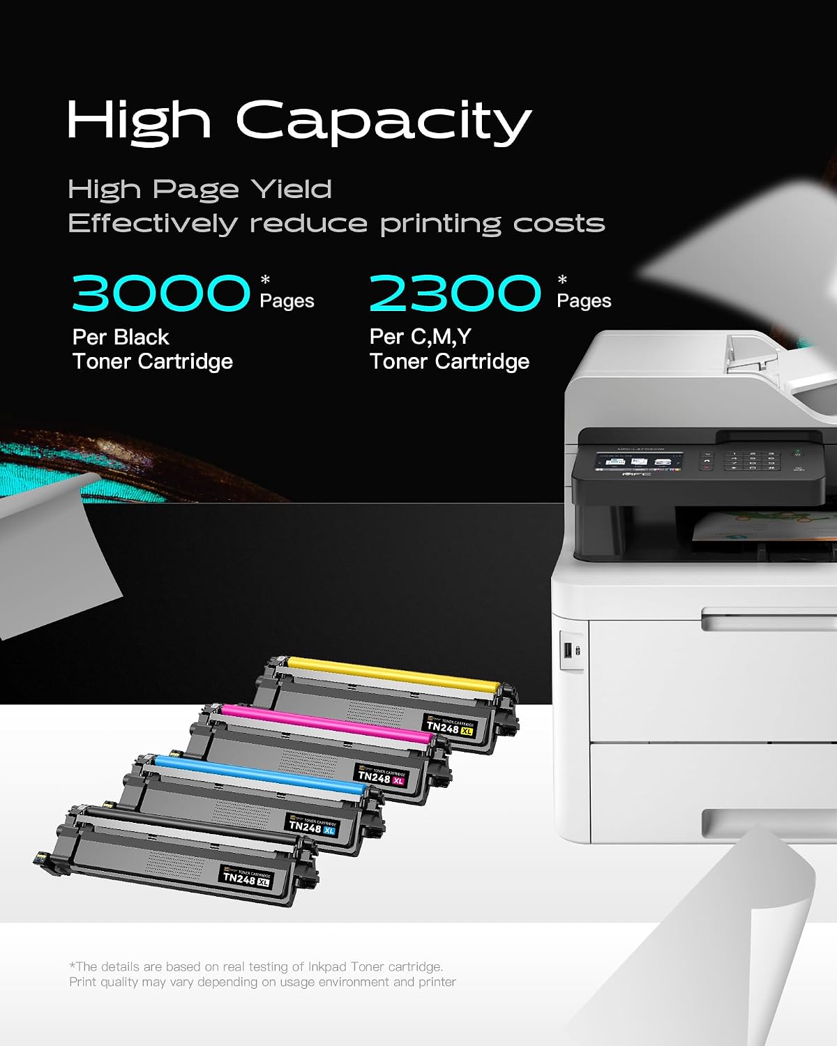 Detalle de iNKPAD TN248XL toner compatibile 4 pack