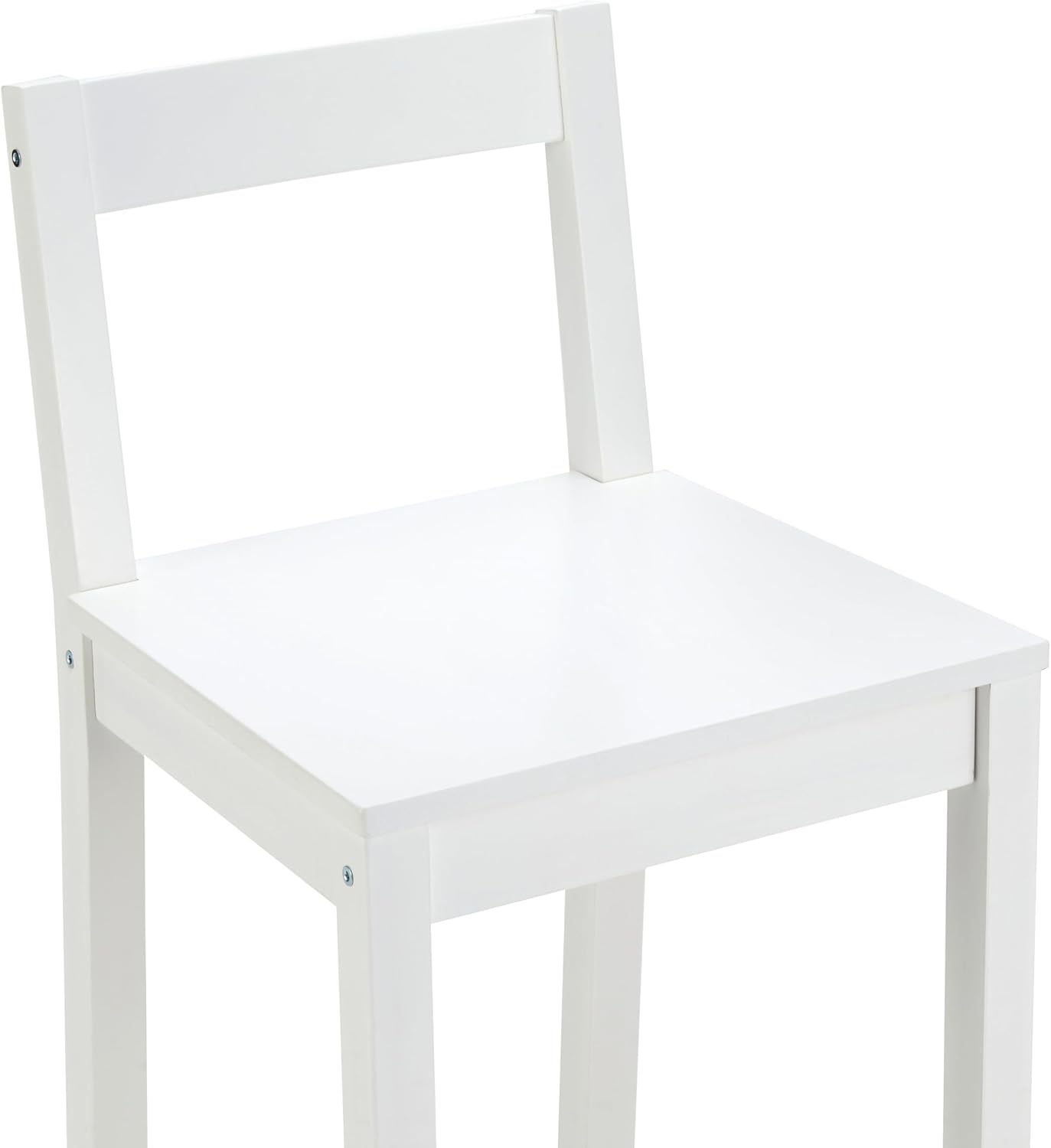 Thumbnail 4 de Amazon Basics Taburetes de cocina de madera maciza blancas