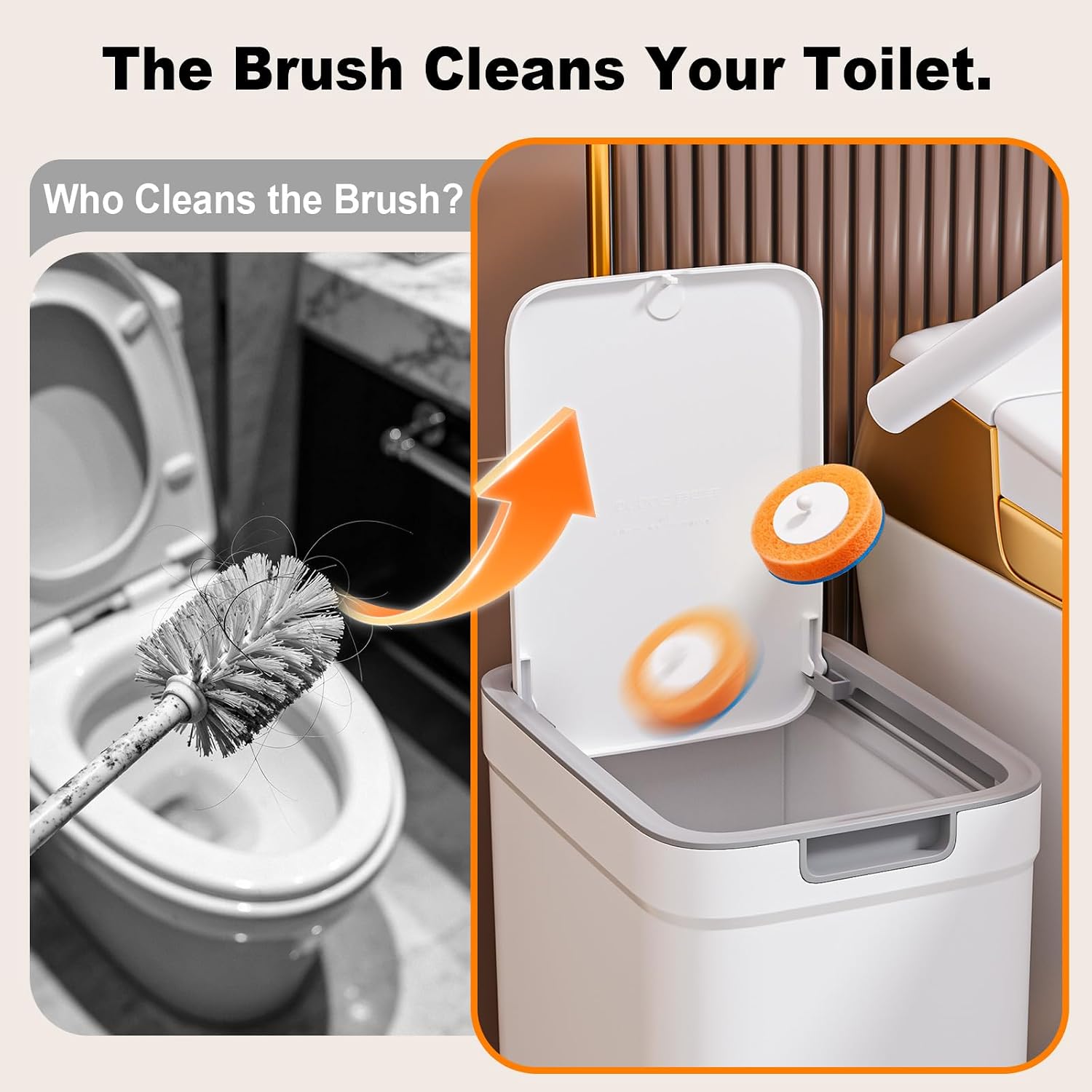 Thumbnail 3 de Disposable Toilet Brush with 35 Refill Pads