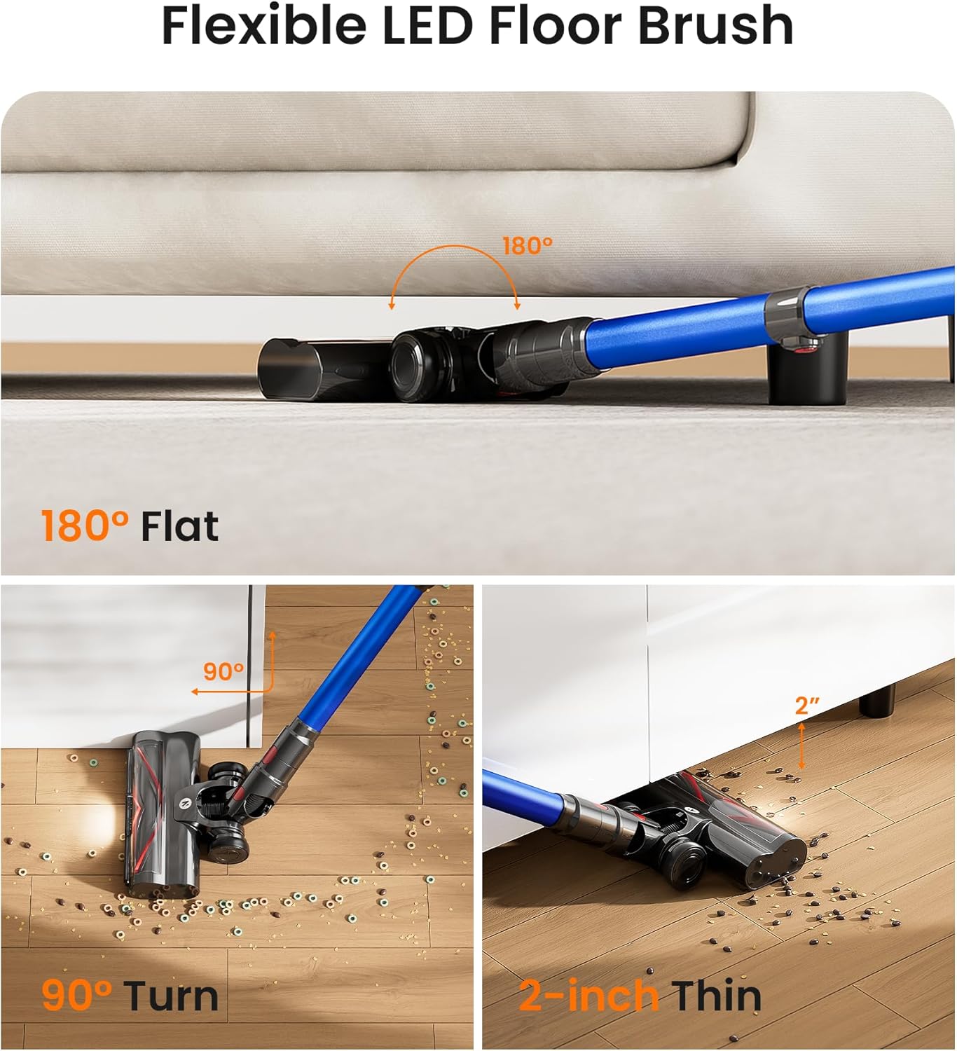 Thumbnail 6 de NADALY Cordless Vacuum 550W, 65 Mins 🧹
