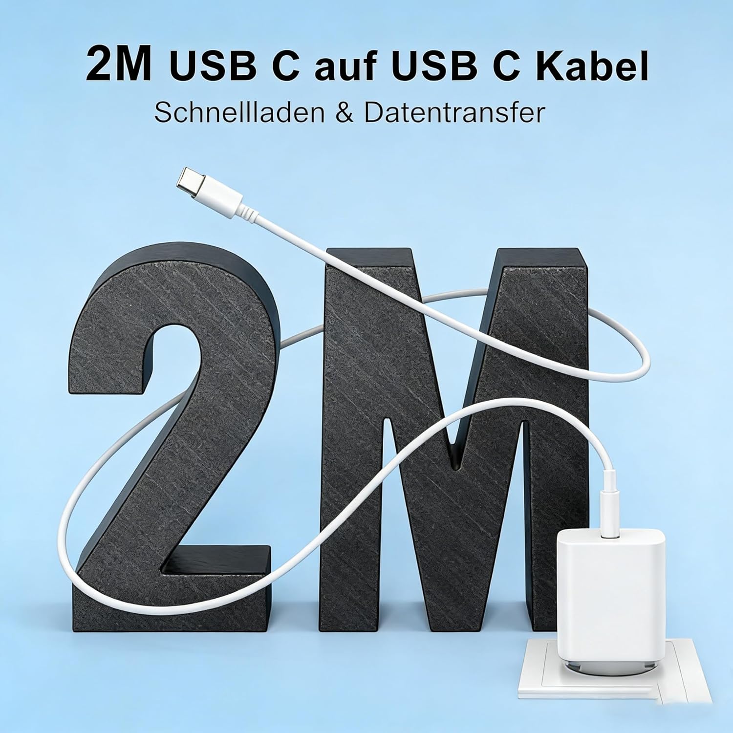 Thumbnail 4 de Chargeur USB-C 45 W pour Samsung avec câble 2 m (USB-C PD) – recharge rapide et kit mobilité