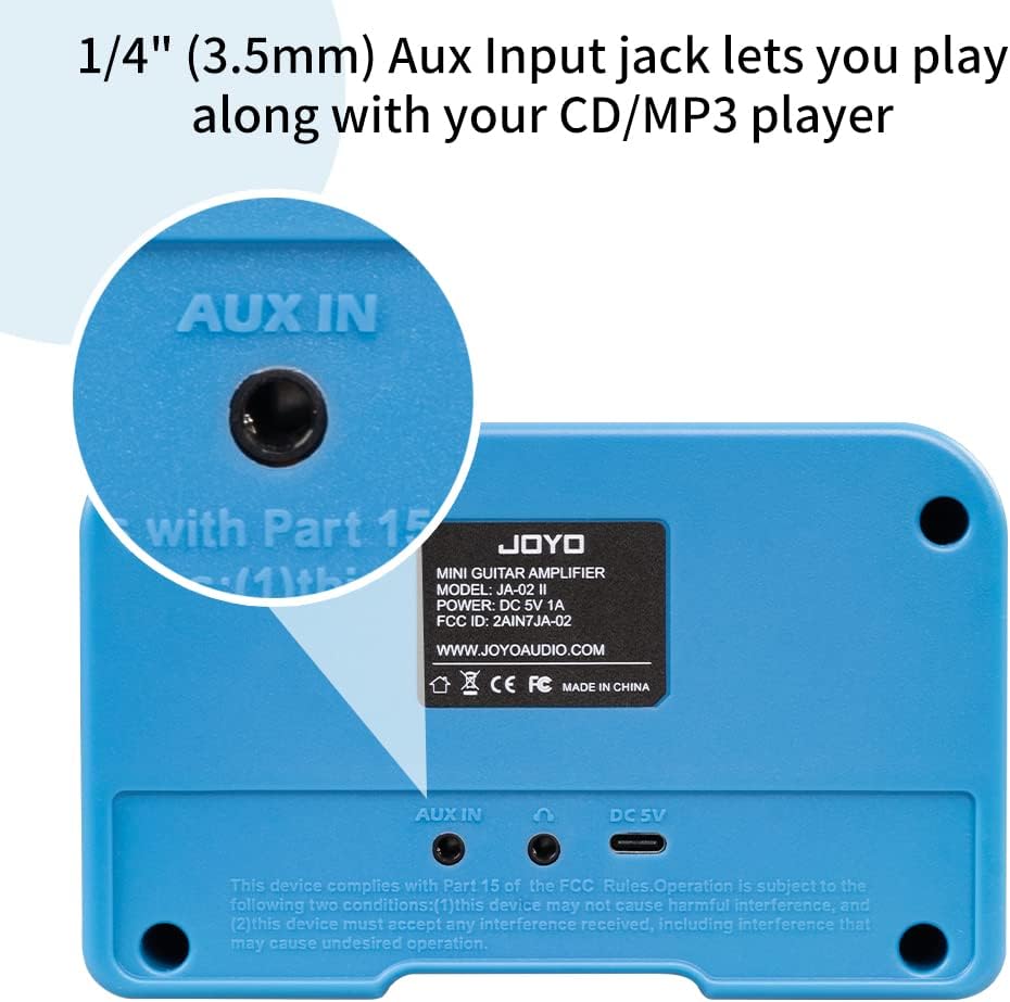 Thumbnail 6 de JOYO JA-02 II 5W Mini Guitar Amp with Bluetooth 5.0 and Clean/Overdrive