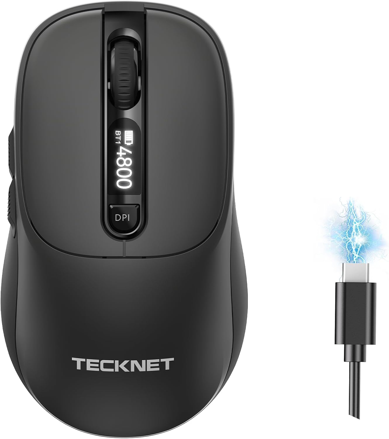 Detalle de TECKNET wireless mouse 800mAh