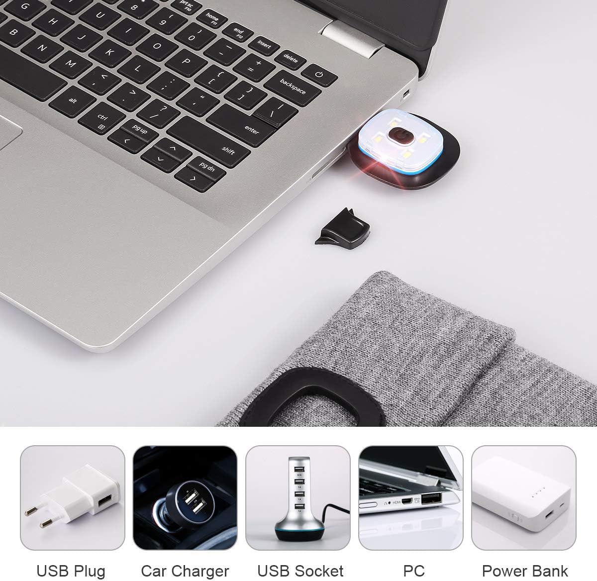 Detalle de YunTuo LED Beanie 120 Lumens
