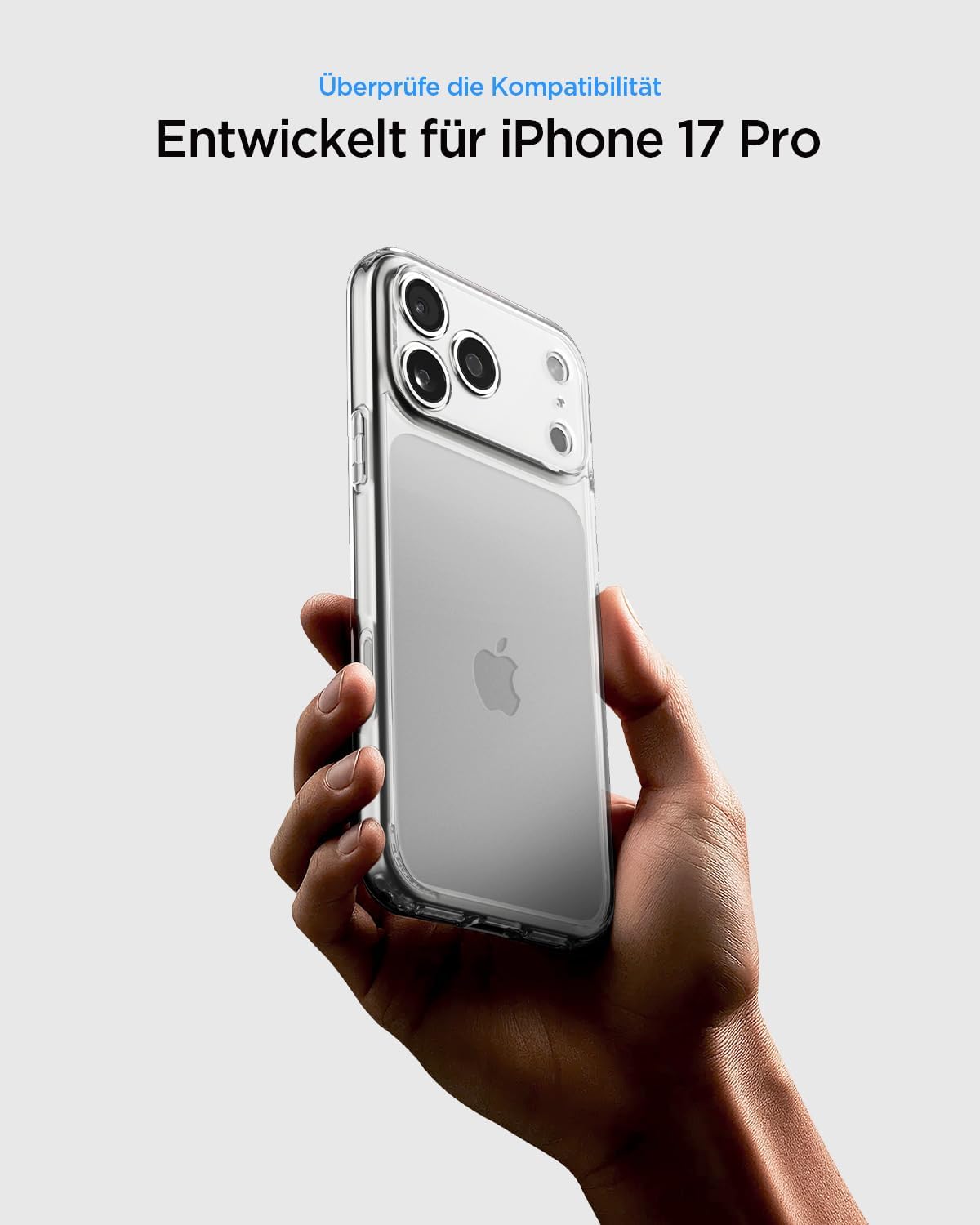 Thumbnail 1 de Spigen Ultra-Hybrid Schutzhülle für iPhone 17 Pro & Pro/Ultra (Dura Clear, Air Cushion, TPU-überzogene Kamerasteuerung)