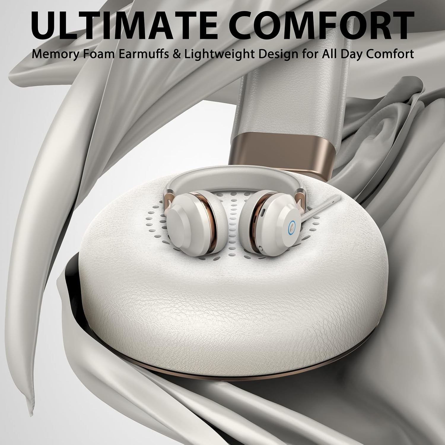 Thumbnail 6 de Vonztek XSY-CA-BT882CM-BJ-0514 On-Ear Bluetooth Headset, White Gold