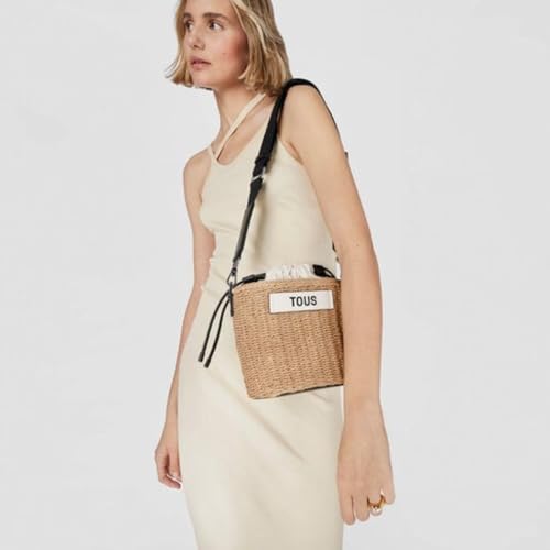Thumbnail 1 de TOUS Saca Negra Scoubidou para Mujer – bolso tipo saco 18 x 21 x 13 cm