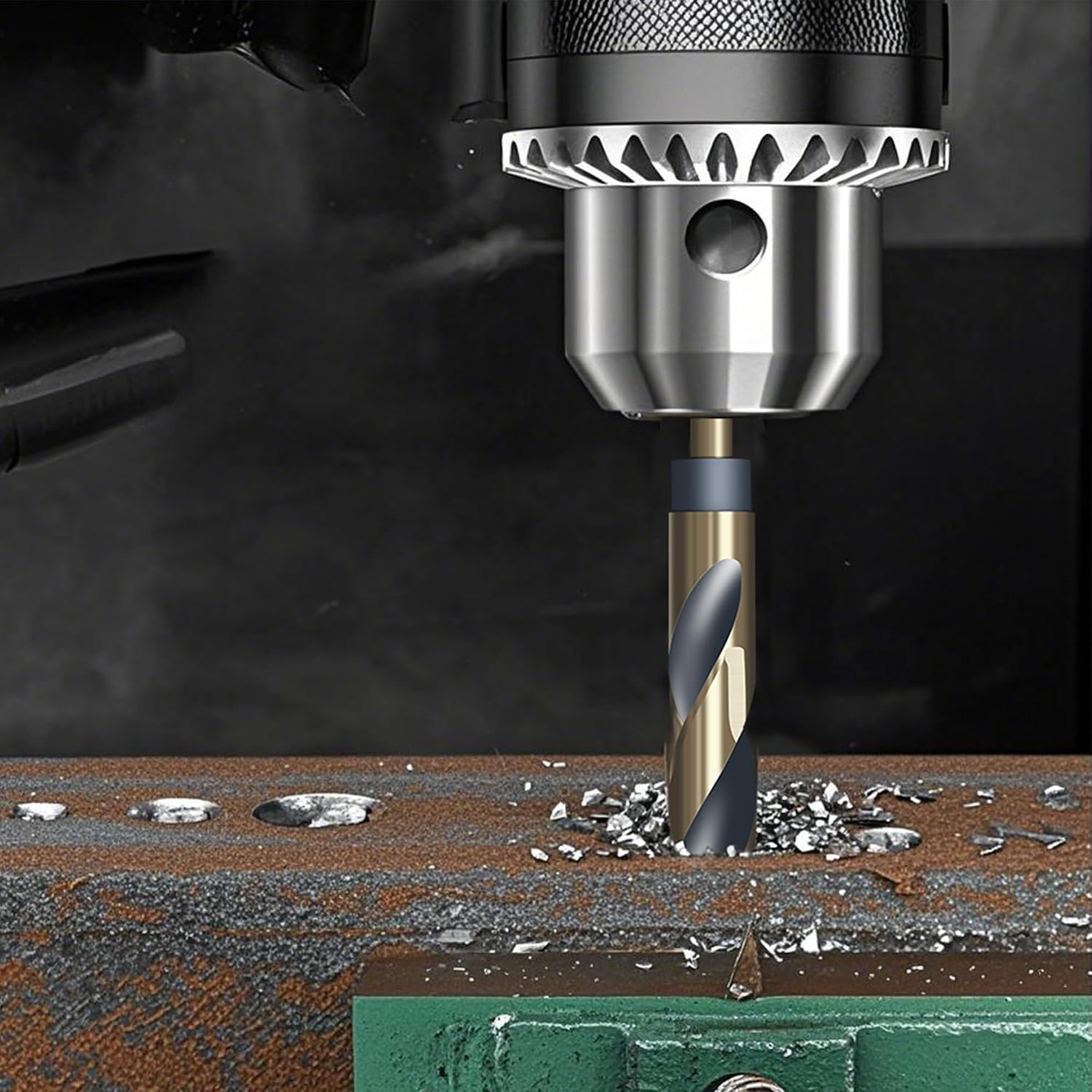 Detalle de HUHAO Reduced-Shank Drill Bit, 10mm Shank