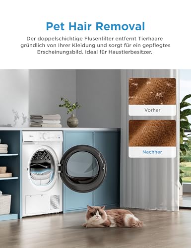 Detalle de Midea V3 Series Wärmepumpentrockner 10 kg MDV3EH100D – effizient, hygienisch und komfortabel