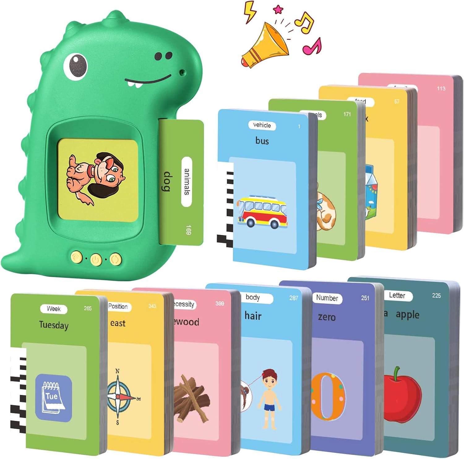 Talking Flash Cards 510 Words for Ages 2-6