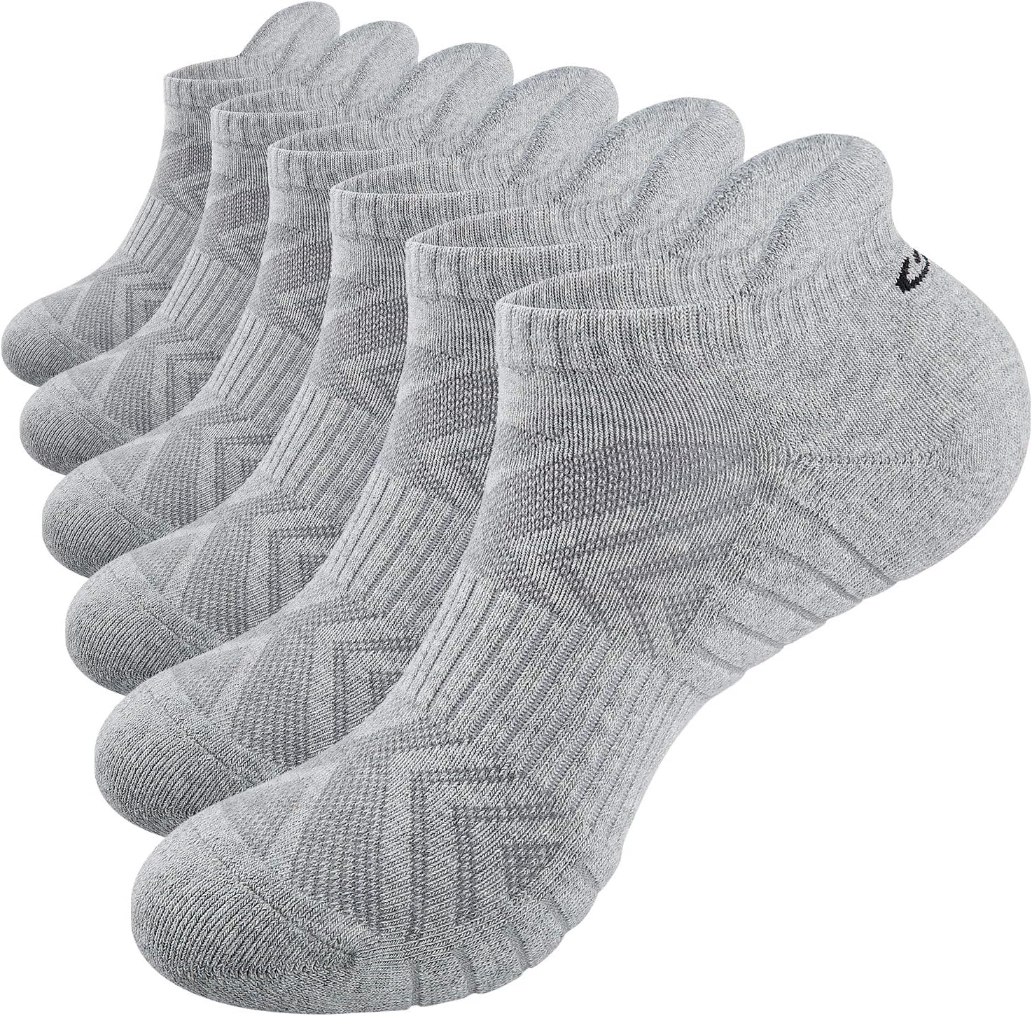 Thumbnail 6 de Benirap Running Trainer Socks – Cushioned, Anti-Blister Ankle Socks for Women and Men (6 Pairs)