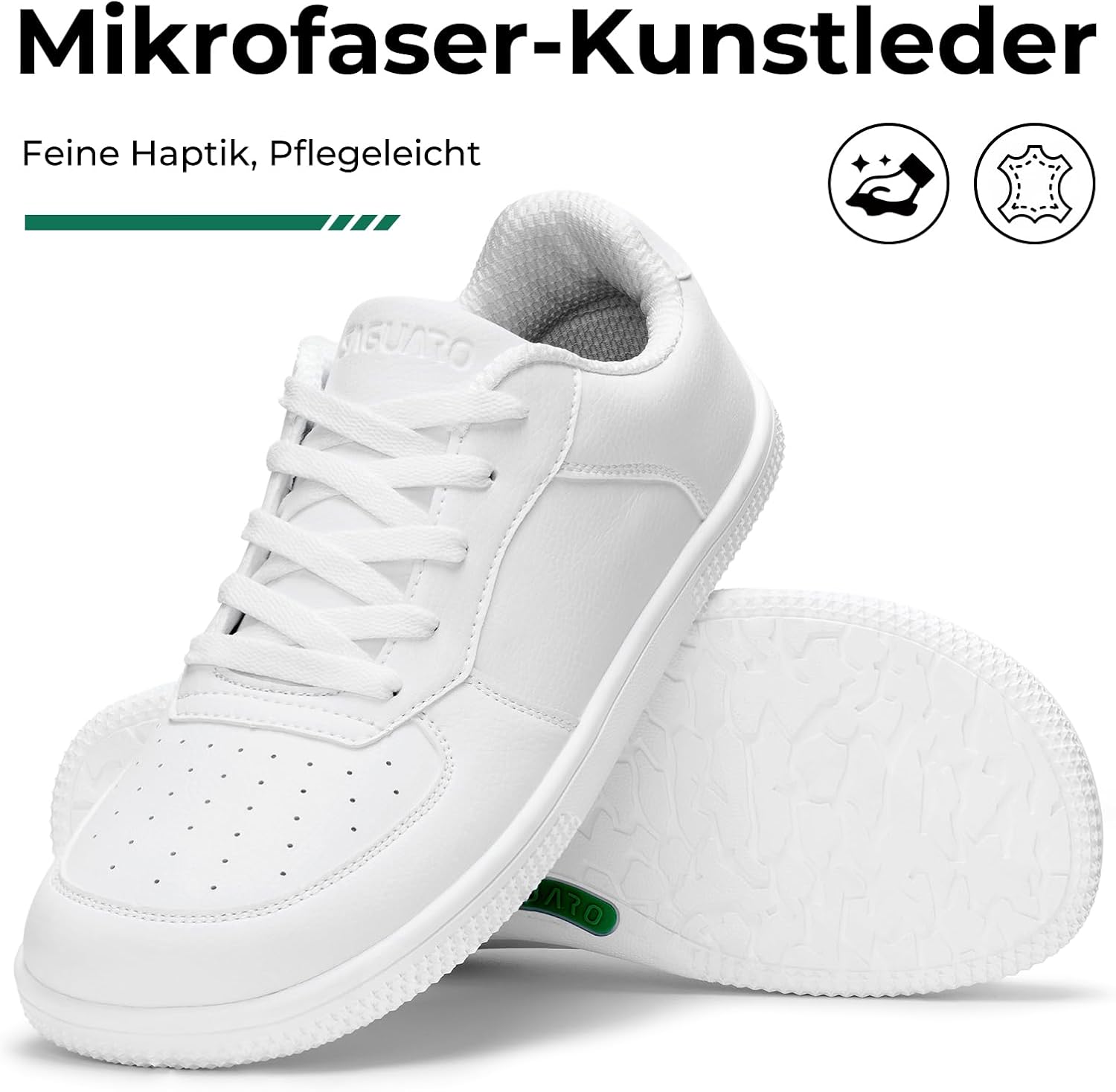 Detalle de SAGUARO Unisex Barfußschuhe: Bequeme Zero-Drop Sneaker mit breiter Zehenbox (Gr. 36–46)