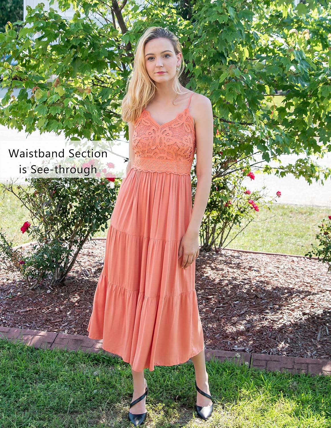 Detalle 2 de Dokuritu Beach Crochet Lace Maxi Dress 2026