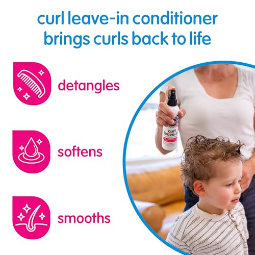 Detalle de So Cozy Leave In Conditioner Spray (8 Fl Oz) – Paraben-Free Detangler for Kids' Curly Hair