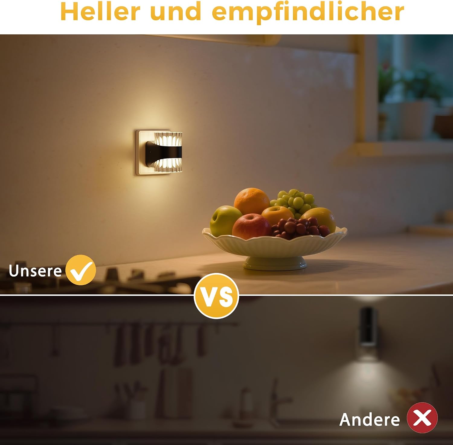 Thumbnail 4 de LOHAS-LED Nachtlicht-Steckdose mit Dämmerungssensor (3CCT, dimmbar) – 3000/4000/5000 K