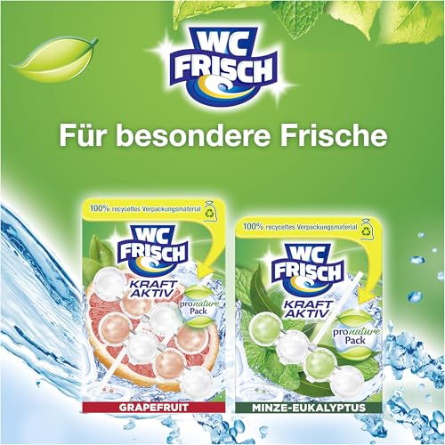Thumbnail 7 de WC Frisch Kraft Aktiv Duftspüler Minze & Eukalyptus (10er Pack) – Pro Nature