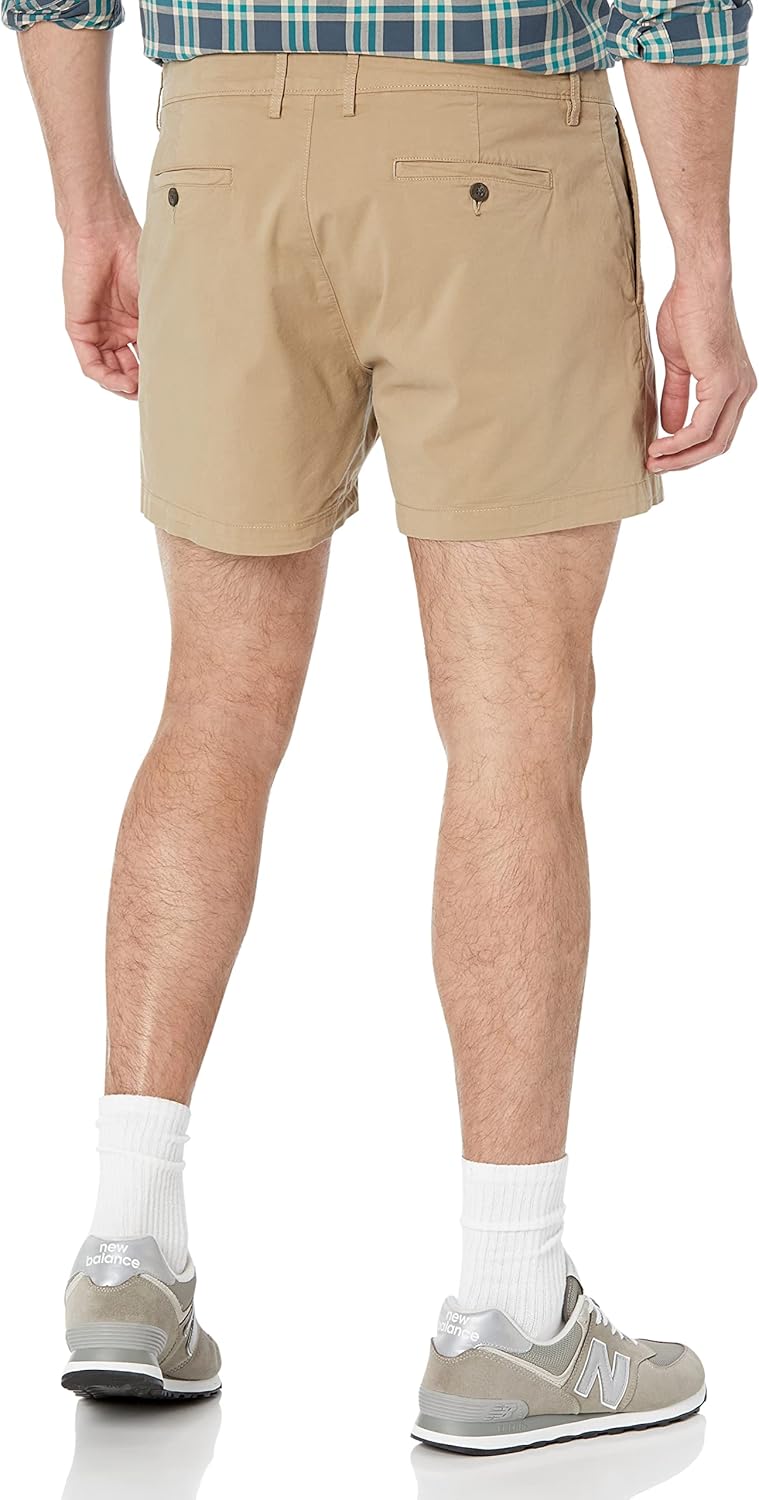 Thumbnail 1 de Amazon Essentials Men's Slim-Fit 5" Flat-Front Comfort Stretch Chino Shorts
