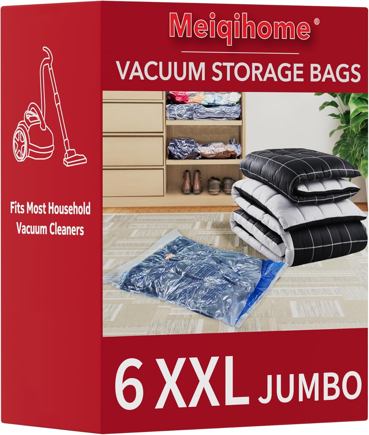 Detalle de Vacuum Storage Bags 6XXL Space Saver Sealer