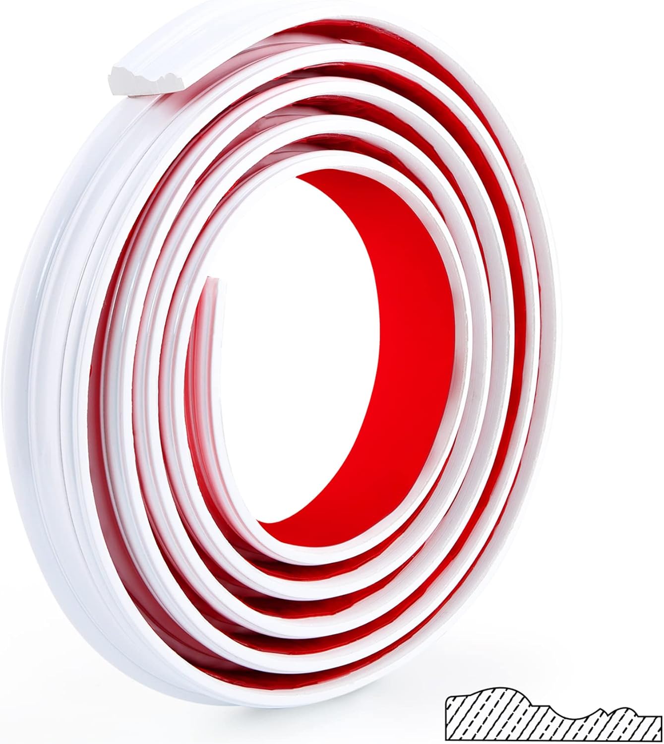 Thumbnail 1 de TriMold Peel and Stick Chair Rail 3m 📐