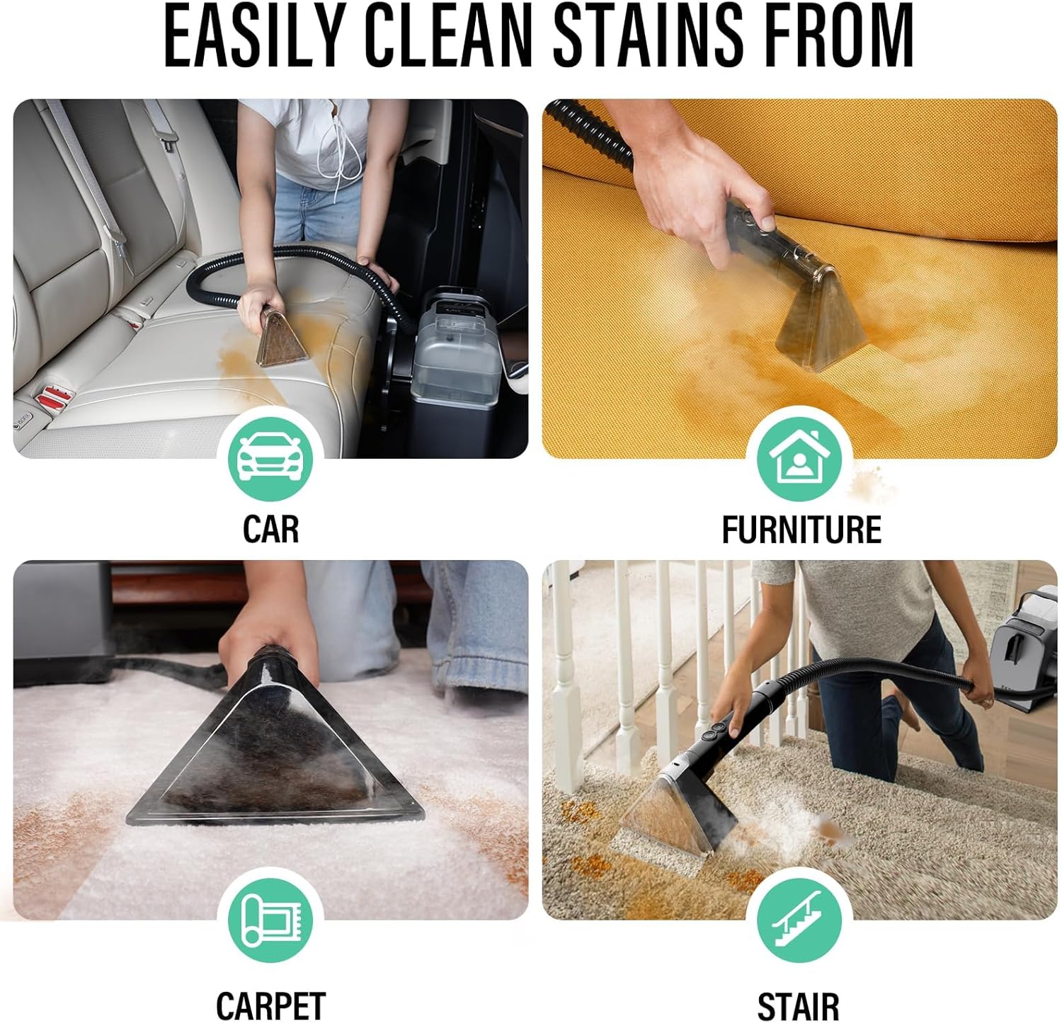 Thumbnail 4 de Starrybot Portable Carpet Cleaner 18Kpa