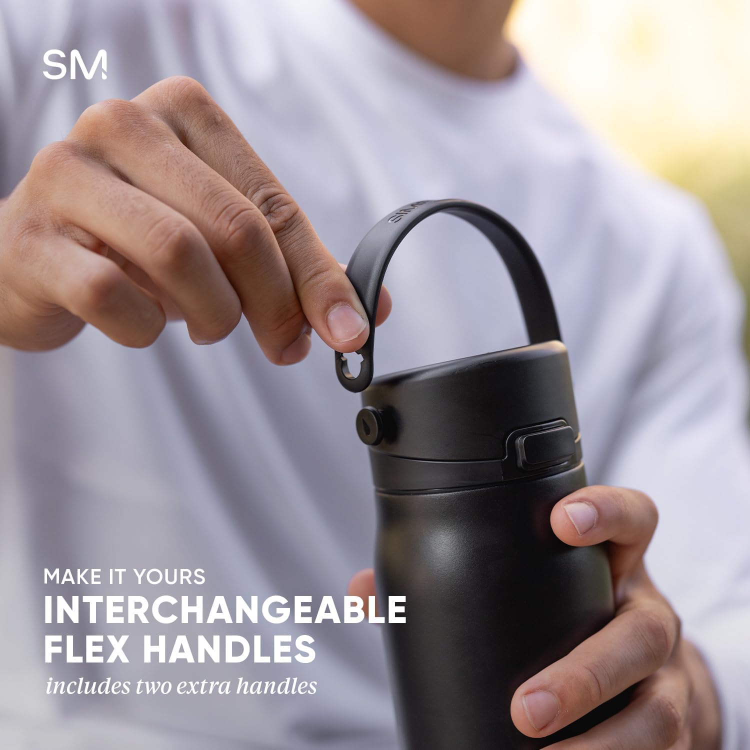 Thumbnail 5 de Simple Modern Mesa Sport Water Bottle 30oz — Cherry Wine
