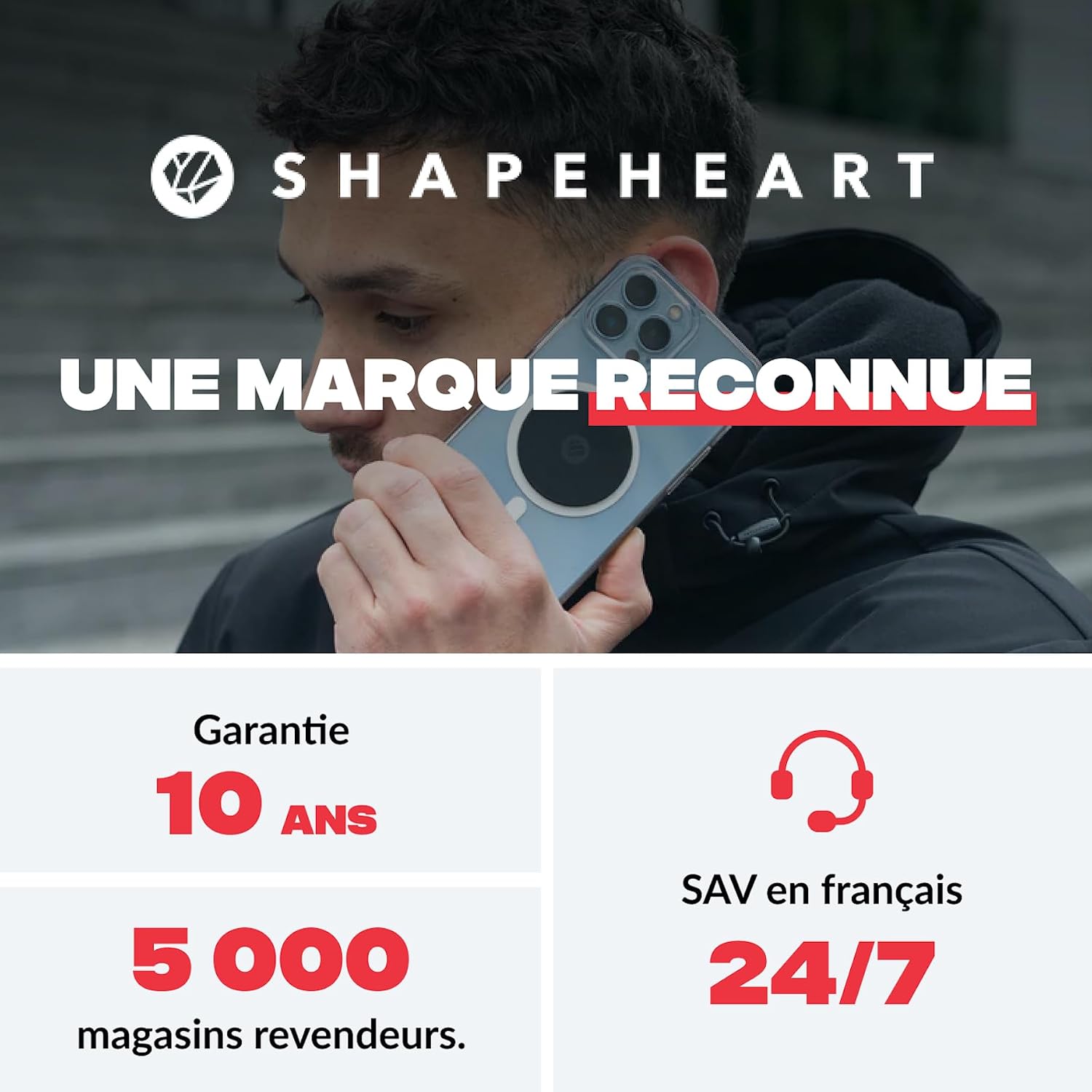 Thumbnail 6 de SHAPEHEART support téléphone guidon 8 kg