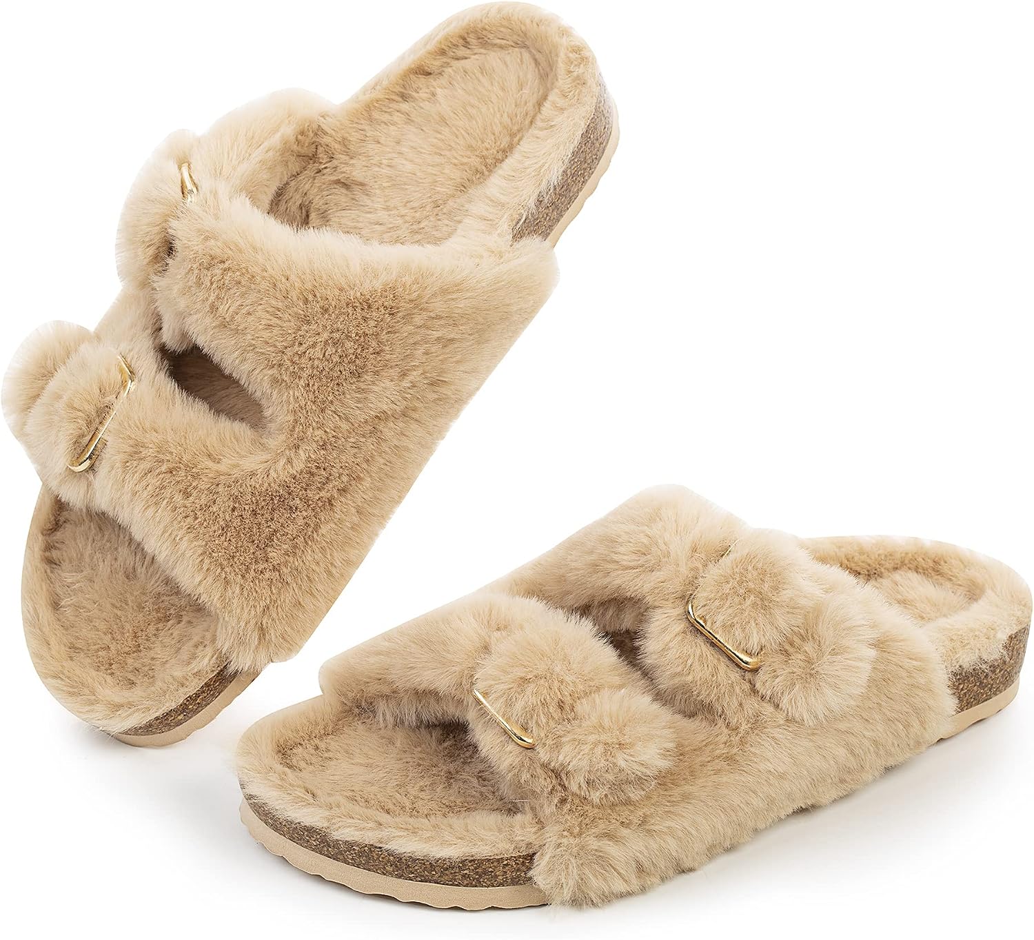 Detalle de FITORY Women's Slippers with Faux Fur