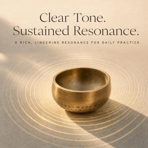 Detalle 2 de Ohm Store Handcrafted Tibetan Singing Bowl Set (3.5”) for Meditation, Sound Healing & Yoga