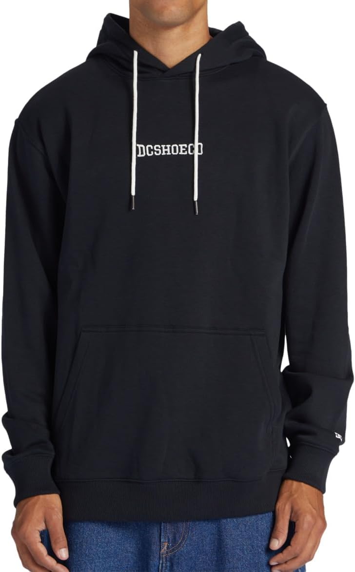 Detalle de DC Shoes Baseline PH Pullover Uomo (Pacco da 1) – felpa in pile esterna leggera