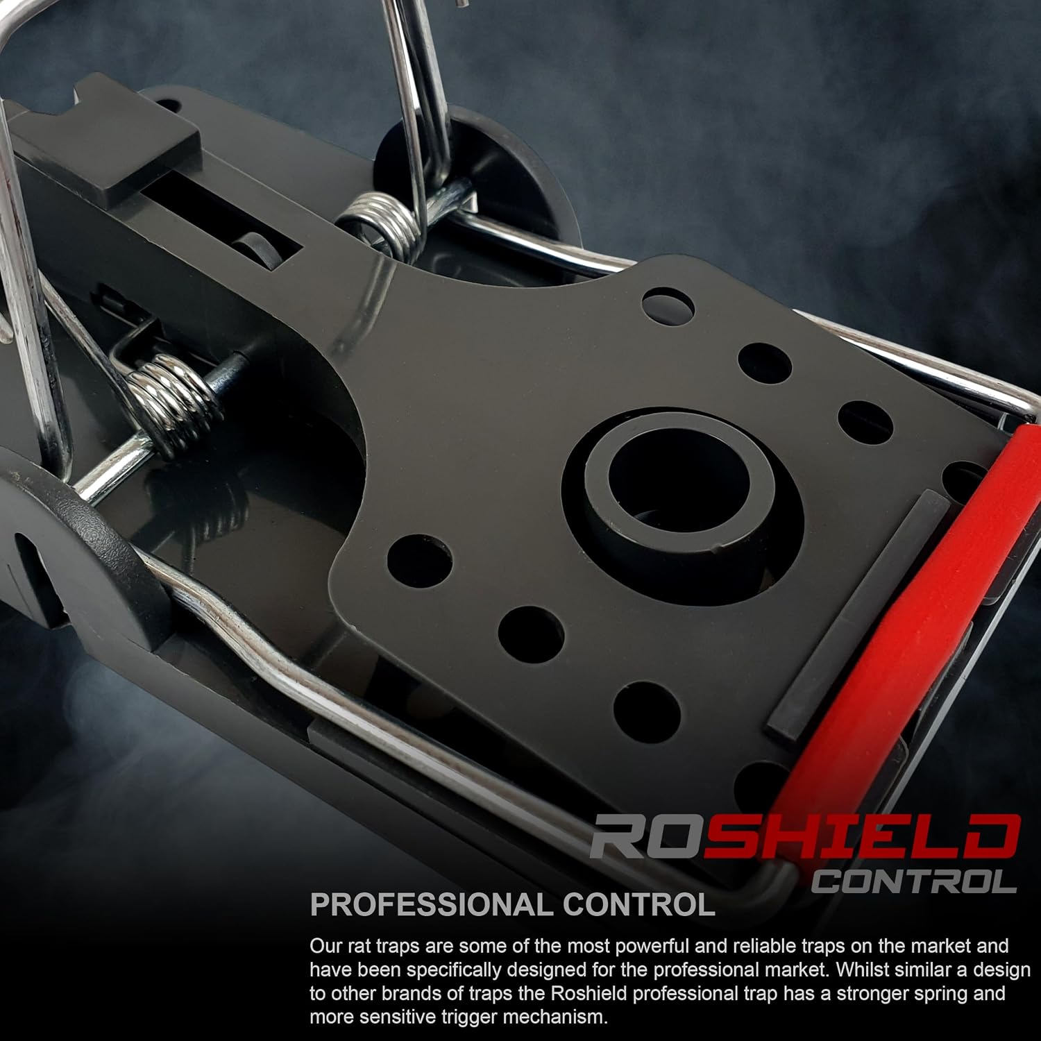 Detalle de ROSHIELD 2x External Rat Snap Trap Protector Box