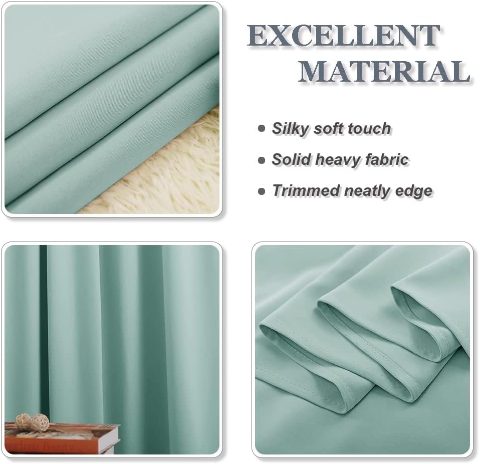 Thumbnail 6 de PONY DANCE Kurzer Vorhang Blickdicht Verdunkelungsvorhang Kinderzimmer 137x132 cm 🪟