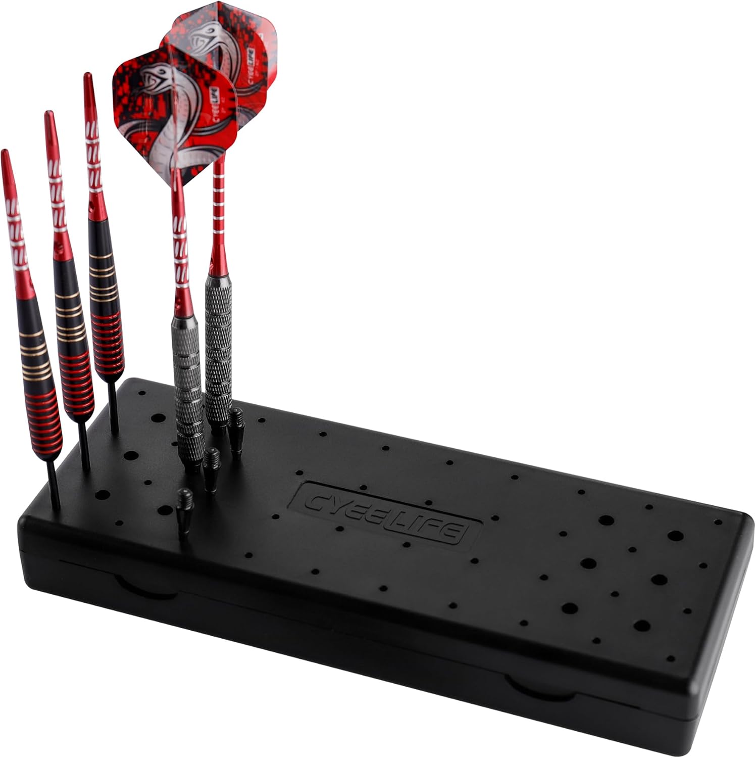 CyeeLife Darts Station 52 Dart Display Stand with Case Dual-use