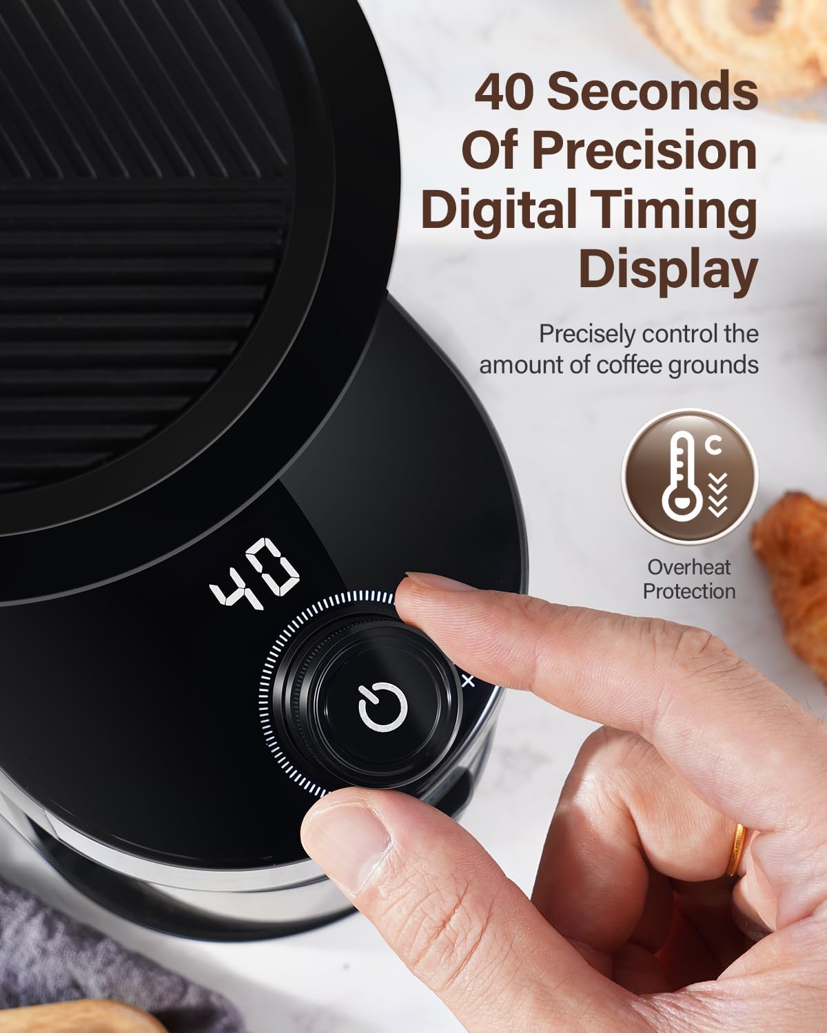 Thumbnail 1 de SHARDOR Burr Coffee Grinder Electric with 32 Grind Sizes and 40-Second Timer