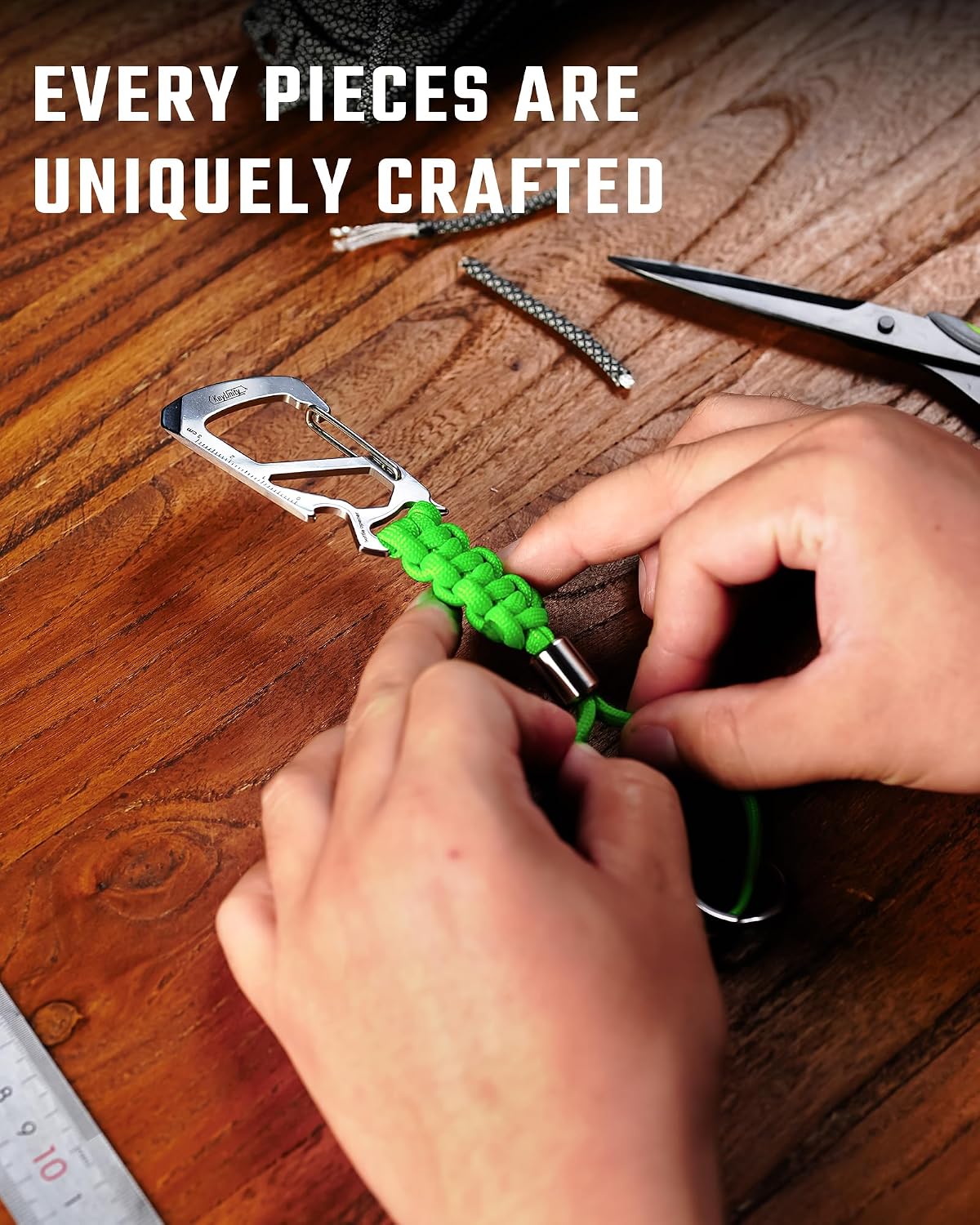 Thumbnail 6 de KeyUnity KC04 Paracord Keychain Carabiner Clip