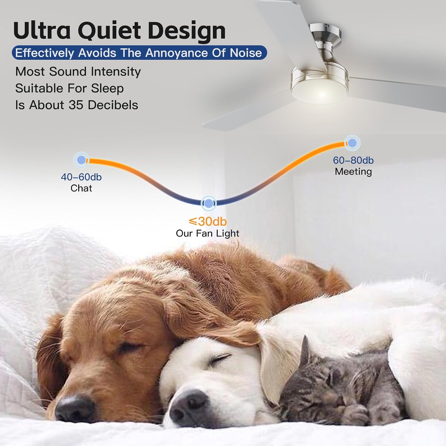 Thumbnail 4 de 42-Inch Ceiling Fan with Light