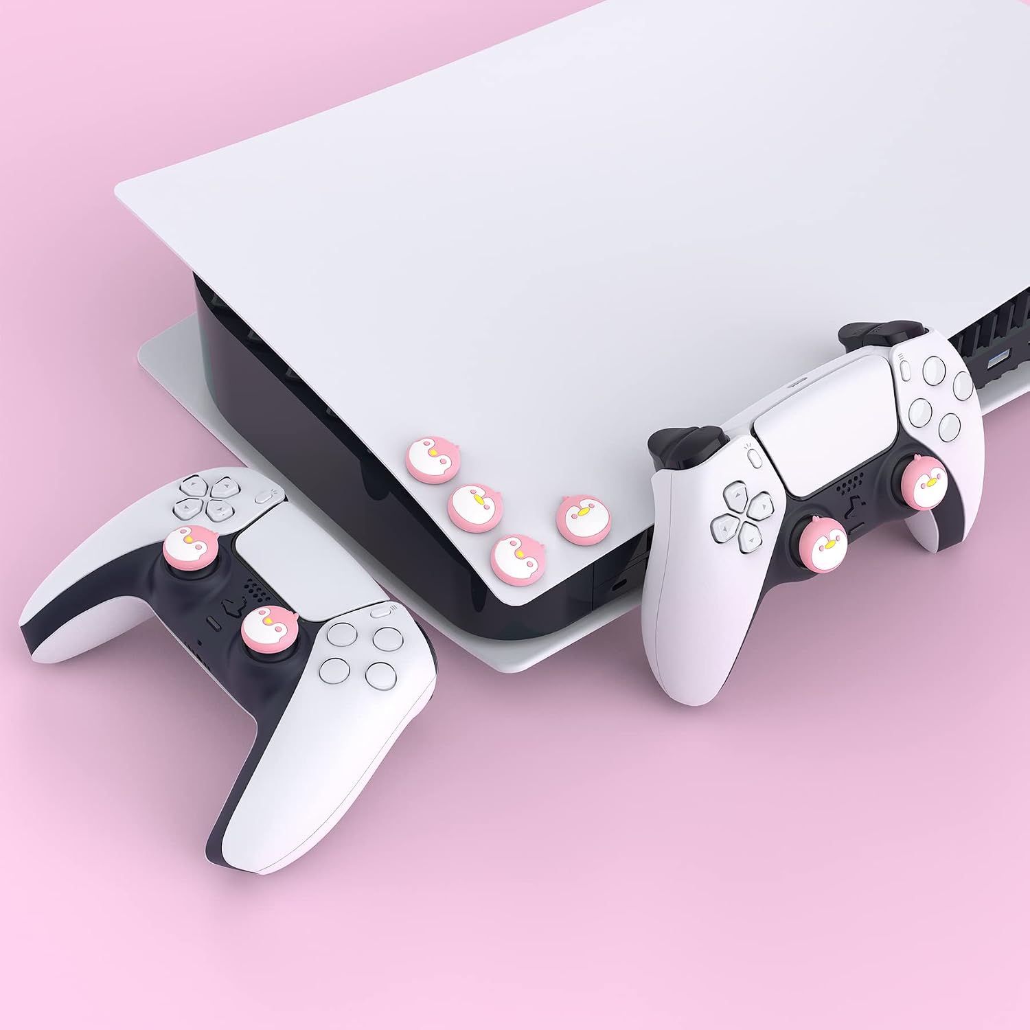 Thumbnail 5 de PlayVital Penguin Thumb Grip Caps for PS5/4