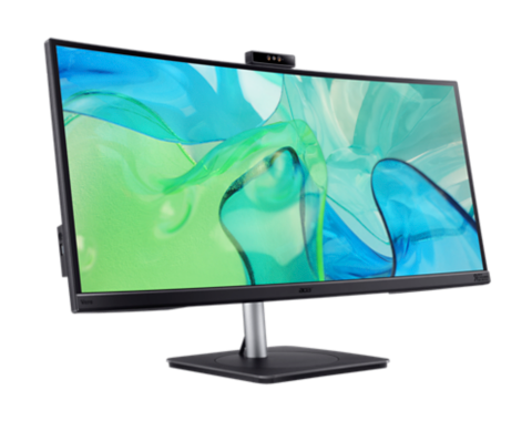 Detalle 2 de Acer CB3, Vero CB343CURD: monitor curvo UW‑QHD de 34" con HDR10 e interfaz USB‑C PD 140W