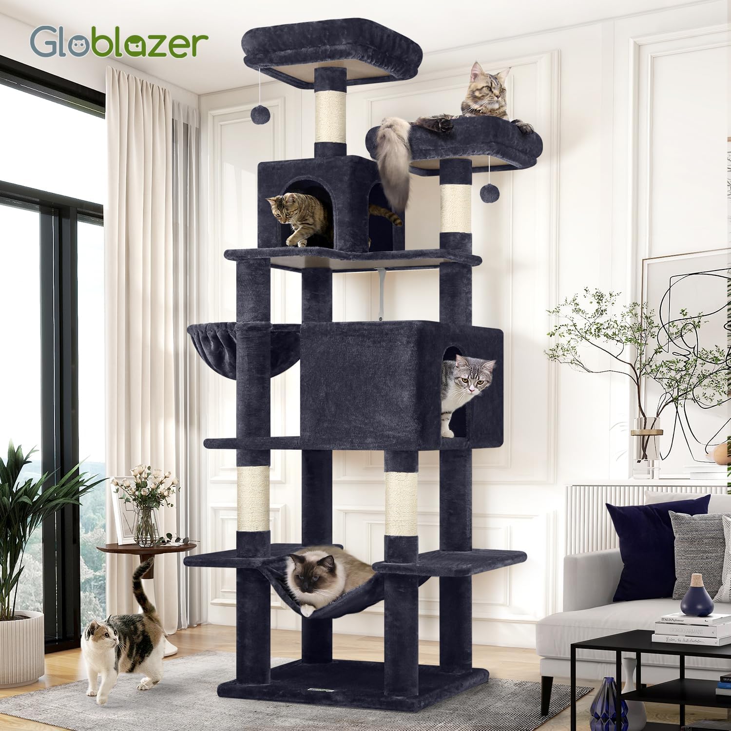 Thumbnail 6 de Globlazer Cat Tree, 76in