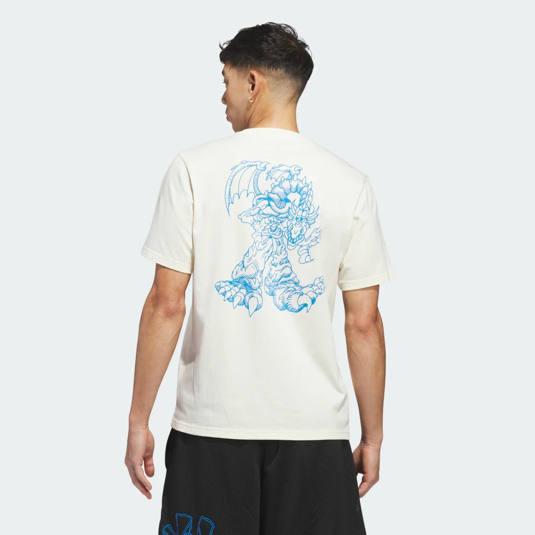 Thumbnail 3 de Camiseta Skateboarding x KOGANCULT Dragon de Adidas — Blanco