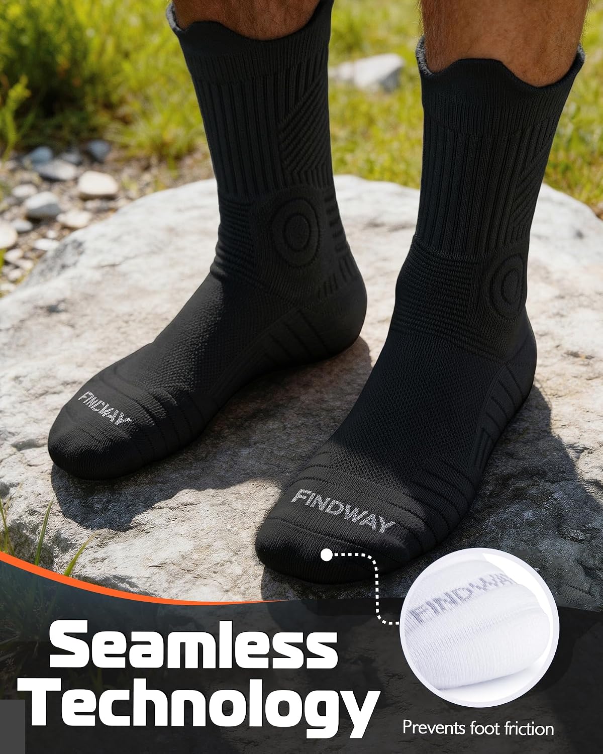 Detalle de Compression Running Socks 3 Pairs